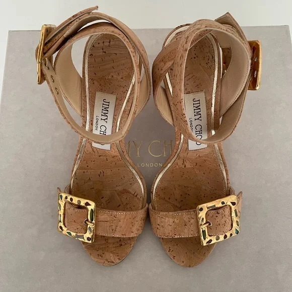 Jimmy Choo Dacha 85 Sandal, Size 34 EU - Picture 1 of 12